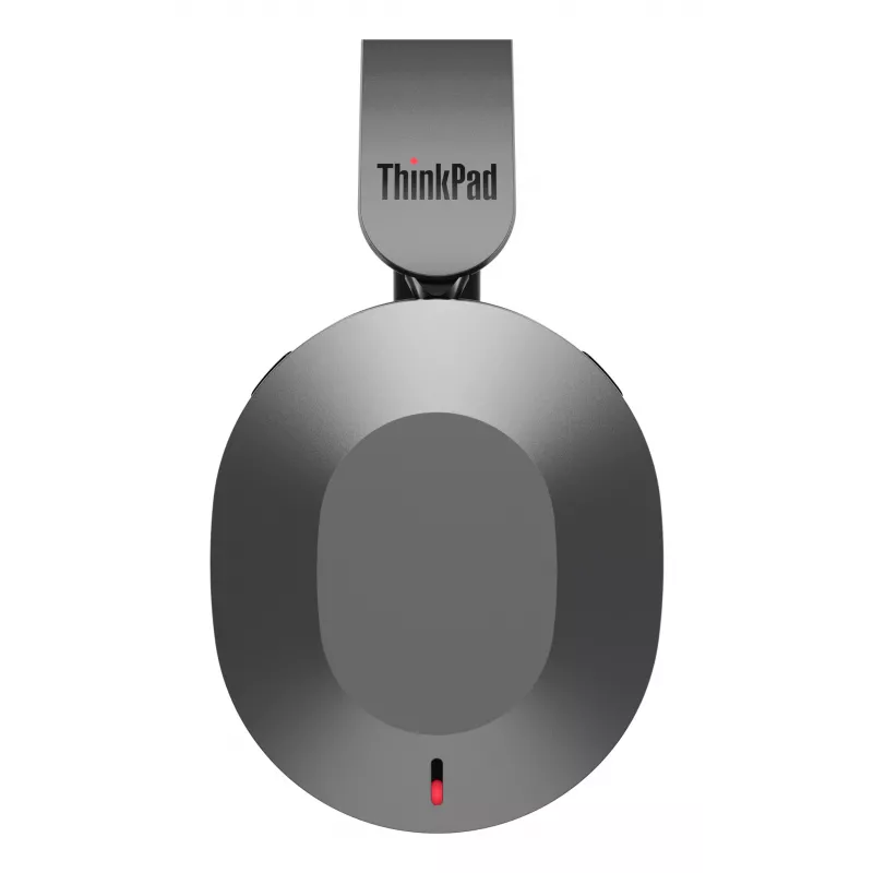 Auscultadores/headset Lenovo 4XD1T60925 sem fios de arco de cabeça escritório/call center USB Type-C Bluetooth cinzento