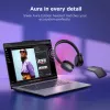 Auscultadores/headset Lenovo 4XD1T60925 sem fios de arco de cabeça escritório/call center USB Type-C Bluetooth cinzento