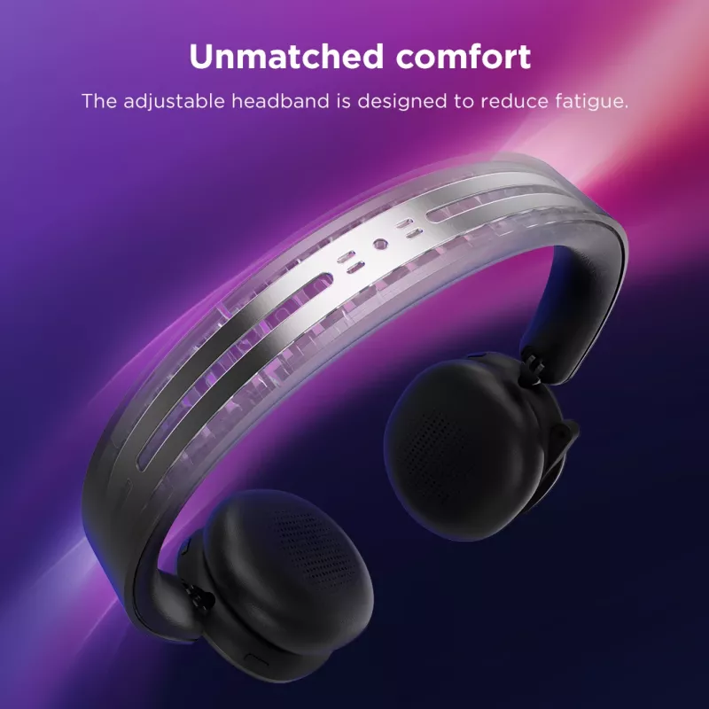 Auscultadores/headset Lenovo 4XD1T60925 sem fios de arco de cabeça escritório/call center USB Type-C Bluetooth cinzento