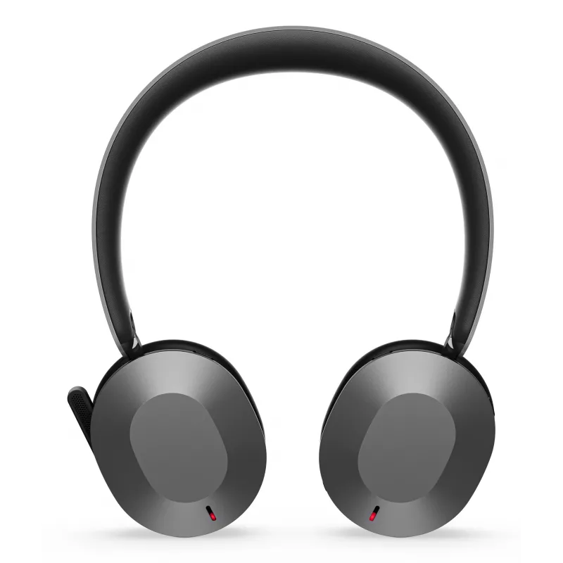Auscultadores/headset Lenovo 4XD1T60925 sem fios de arco de cabeça escritório/call center USB Type-C Bluetooth cinzento