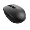 Rato HP 715 recarregável multi-dispositivo, ambidestro, RF Wireless + Bluetooth, 3000 DPI, preto