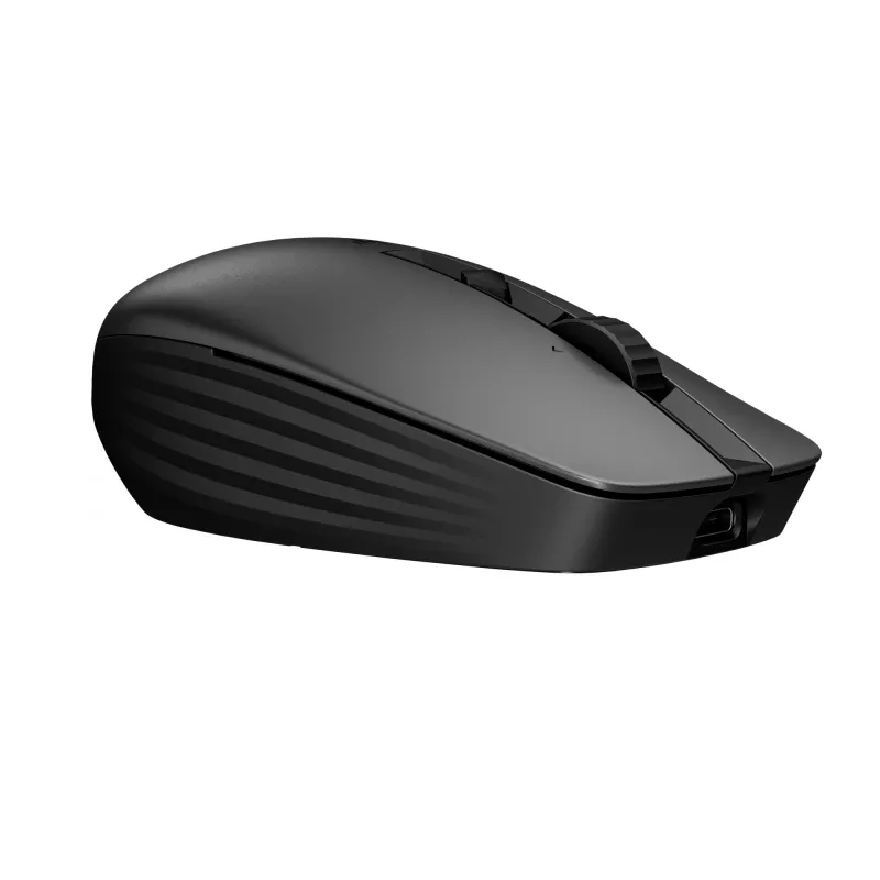 Rato HP 715 recarregável multi-dispositivo, ambidestro, RF Wireless + Bluetooth, 3000 DPI, preto