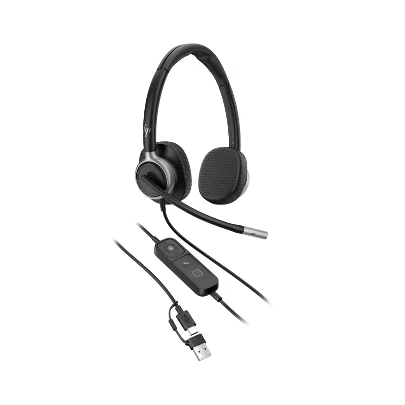 Headset estéreo com fios HP POLY Mission 625 com USB (C01C6AA)