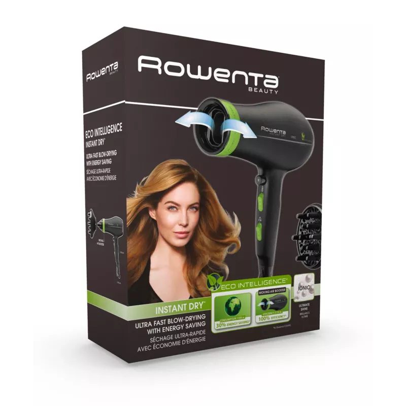 Secador de cabelo Rowenta CV6030 1500 W preto, verde