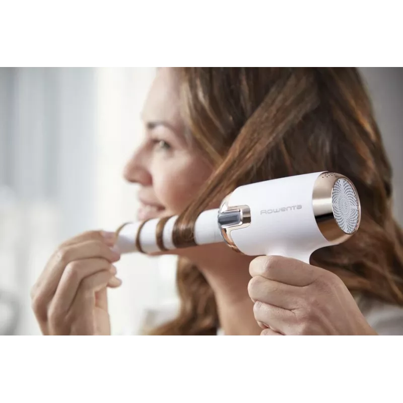 Rowenta Ultimate Experience Air Care CF 4310 ferro de frisar, branco / cobre