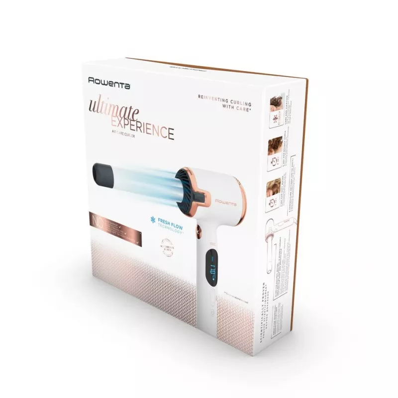 Rowenta Ultimate Experience Air Care CF 4310 ferro de frisar, branco / cobre