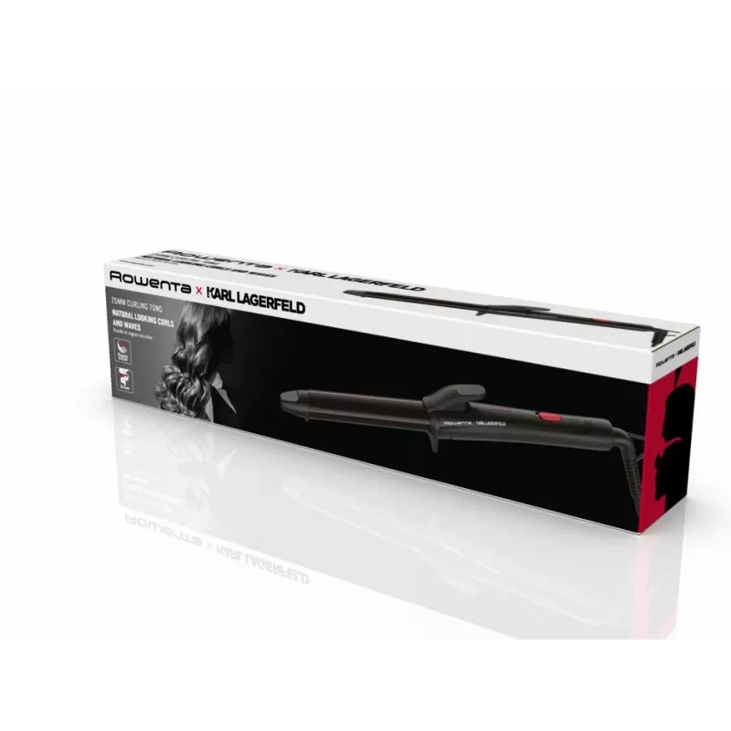 Modelador de caracóis Rowenta X KARL LAGERFELD CF321L preto quente, vermelho 47 W 1,8 m