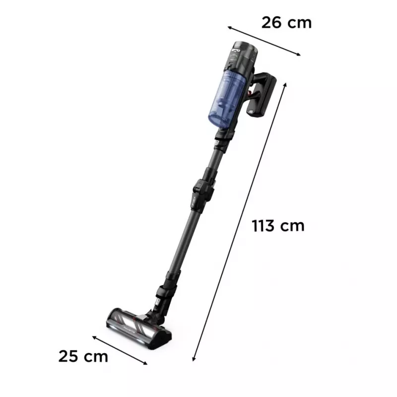 Aspirador de água e pó Rowenta X-FORCE FLEX 12.60 NEO RH9LC1 – aspirador vertical sem fio, limpeza a húmido/seco