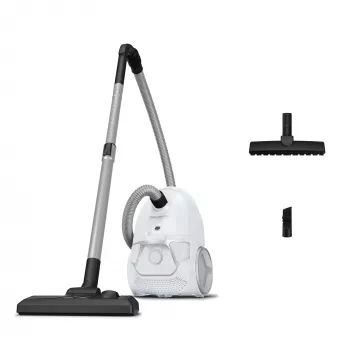 Aspirador de pó sem saco Rowenta Compact Power RO3957EA — 900 W, limpeza a seco, depósito combinado de 3 l, filtro higiénico, branco