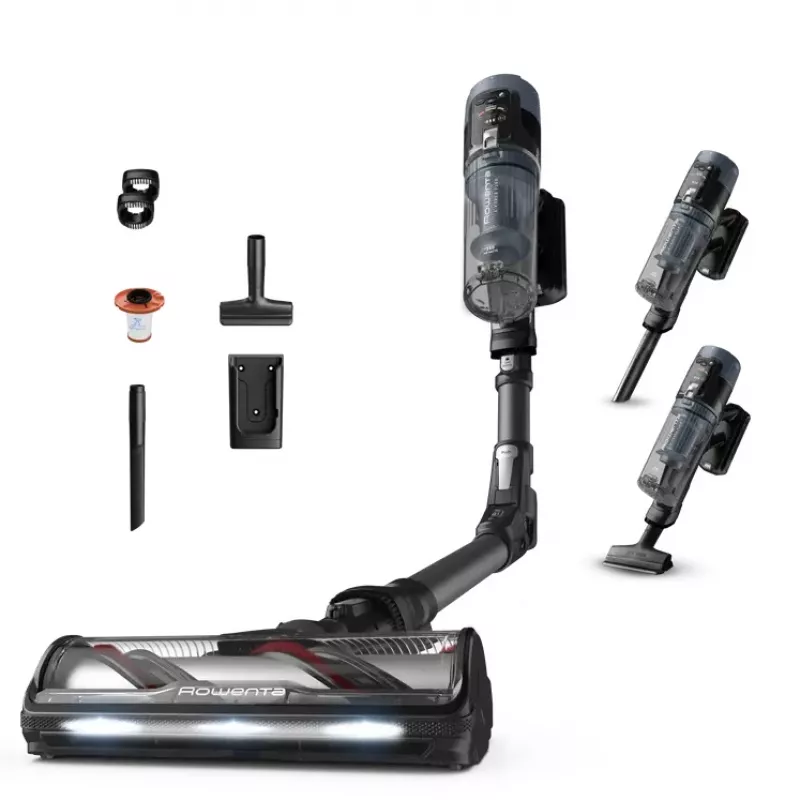 Aspirador vertical Rowenta X-Force Flex 14.80 RH9B36WV aspirador vertical/vassoura elétrica aspirador vertical 2-in-1 bateria seco sem saco 0,65 l 670 W preto, azul