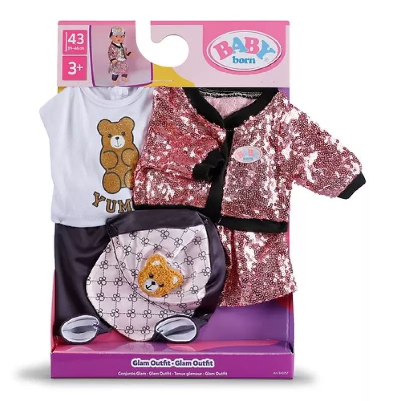 Conjunto de roupa para bonecas BABY born 840757 acessório de boneca