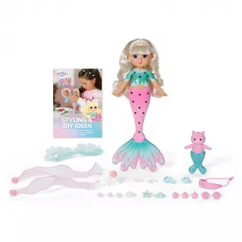 BABY born @ Glam Up Sparkle, boneca bebé, feminino, a partir de 4 anos, menino/menina, 430 mm, multicolor