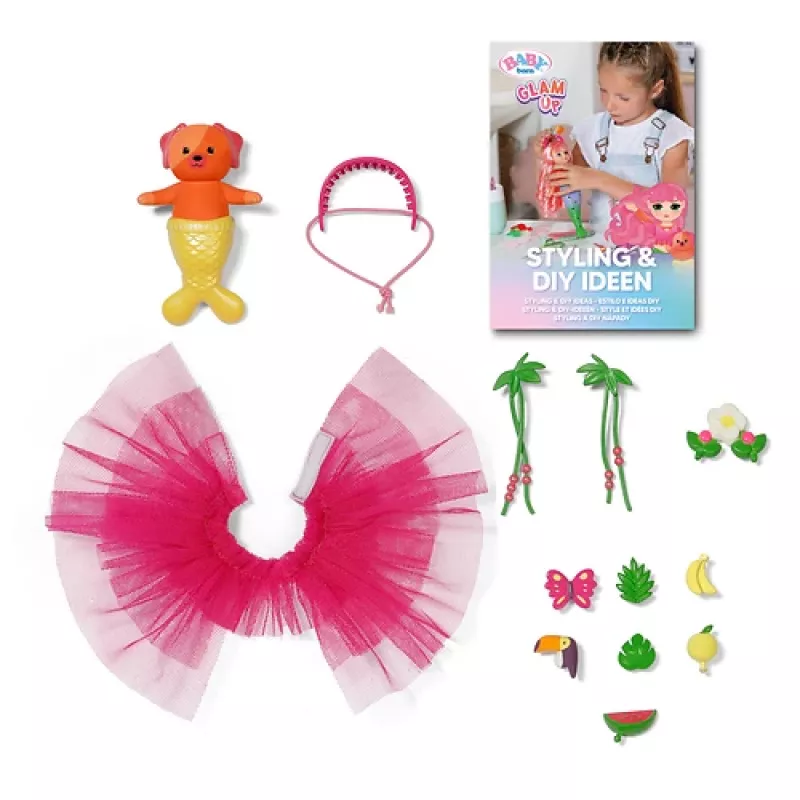 BABY born @ Glam Up Sunshine, boneca bebé, feminino, 4 ano(s), menino/menina, multicolor