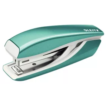 Leitz NeXXt WOW agrafador mini de metal, 10 folhas, azul, metal, plástico, 80 g/m², 3,5 cm, carregamento superior