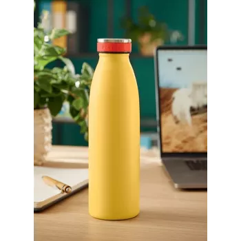 Leitz Cosy garrafa térmica 500 ml, amarelo, aço inoxidável, 68 mm, 68 mm, 235 mm, 280 g