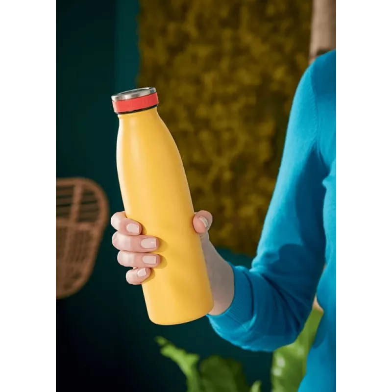 Leitz Cosy garrafa térmica 500 ml, amarelo, aço inoxidável, 68 mm, 68 mm, 235 mm, 280 g