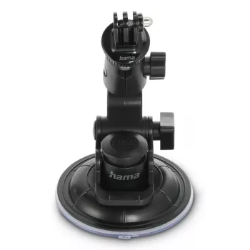 HAMA suporte com ventosa para action cams universal tripé de carro 3D Ø90 mm, carga máx. 0,3 kg, altura 5–11 cm