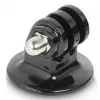 Adaptador de tripé para action cams HAMA modelo 00004565, rosca de 1/4 de polegada, preto