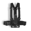 Arnês de peito para câmara HAMA 00004567 para action cams (compatível com GoPro), preto, suporte de peito ajustável