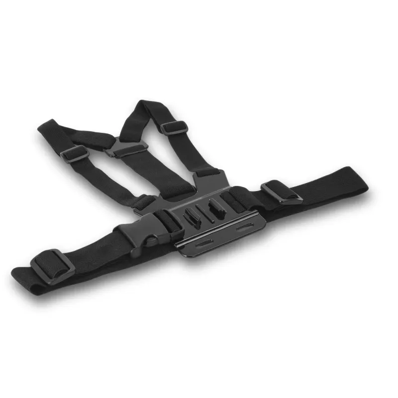 Arnês de peito para câmara HAMA 00004567 para action cams (compatível com GoPro), preto, suporte de peito ajustável
