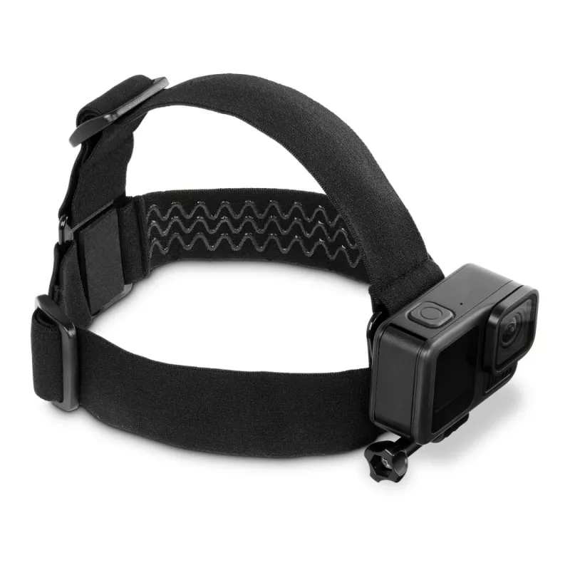 Suporte passivo de cabeça/capacete HAMA 00004568 para action cams, preto, para montagem na cabeça