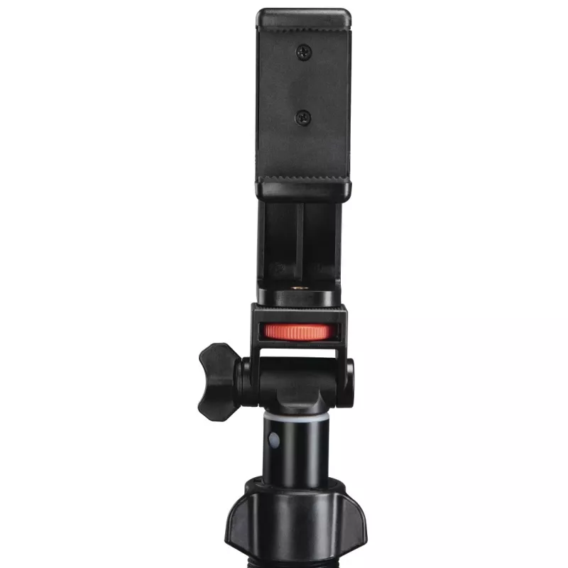 Tripé Hama Rotary Smartphone II para smartphone e câmara digital, 3 pernas, carga máx. 1 kg, altura 41,5–150 cm, preto
