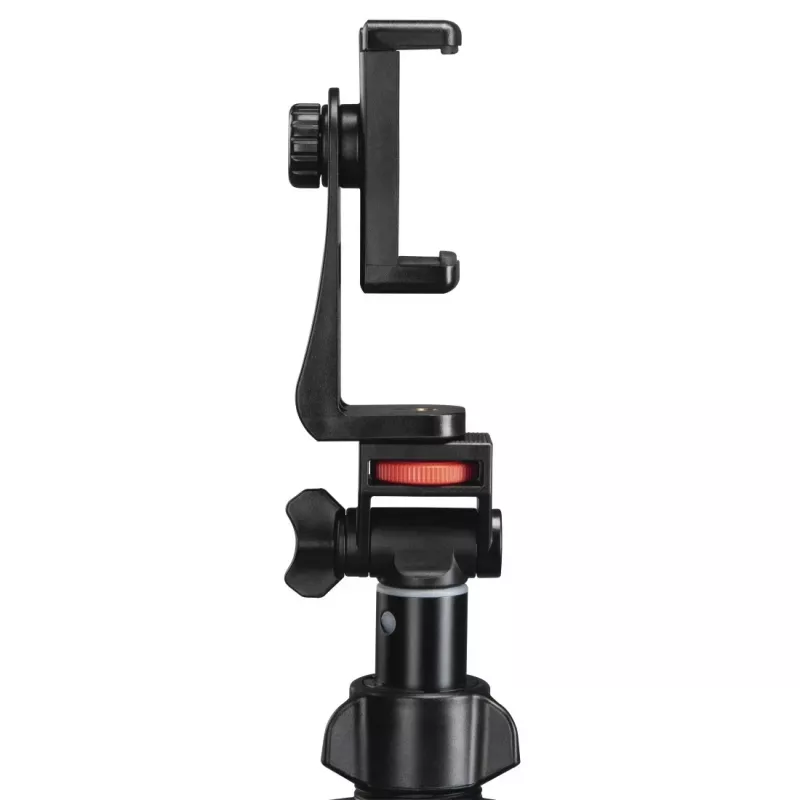 Tripé Hama Rotary Smartphone II para smartphone e câmara digital, 3 pernas, carga máx. 1 kg, altura 41,5–150 cm, preto