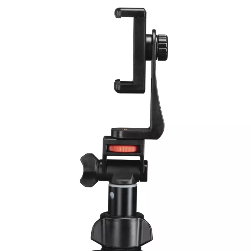 Tripé Hama Rotary Smartphone II para smartphone e câmara digital, 3 pernas, carga máx. 1 kg, altura 41,5–150 cm, preto