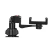 Tripé Hama Rotary Smartphone II para smartphone e câmara digital, 3 pernas, carga máx. 1 kg, altura 41,5–150 cm, preto