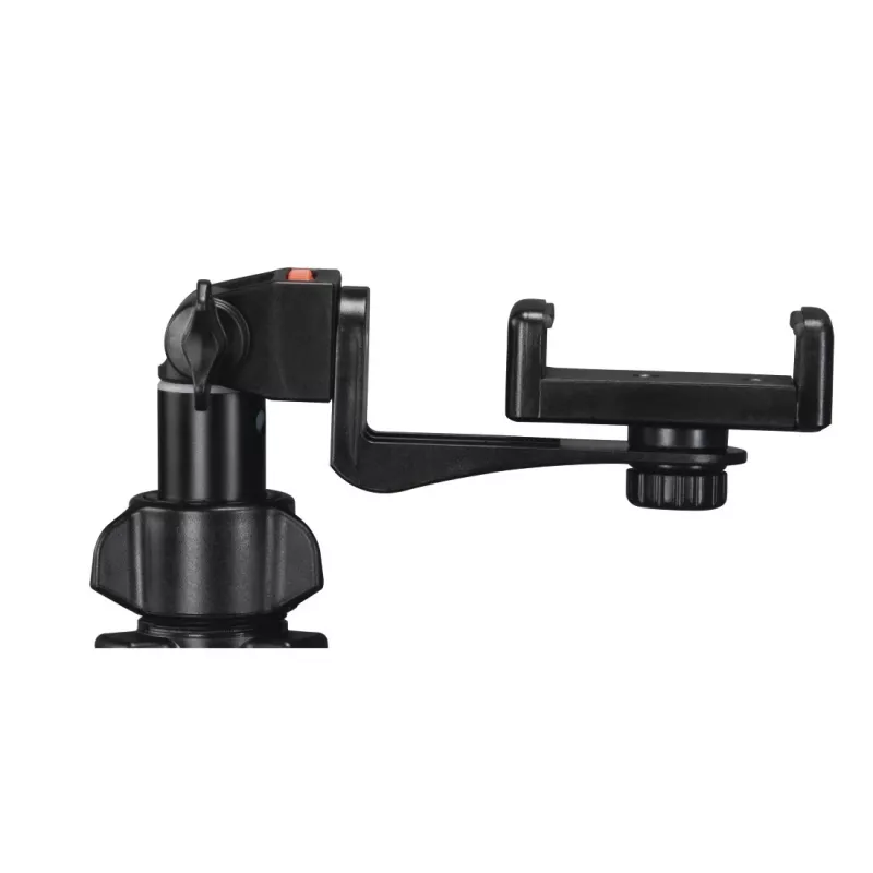 Tripé Hama Rotary Smartphone II para smartphone e câmara digital, 3 pernas, carga máx. 1 kg, altura 41,5–150 cm, preto