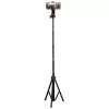 Tripé Hama Rotary Smartphone II para smartphone e câmara digital, 3 pernas, carga máx. 1 kg, altura 41,5–150 cm, preto
