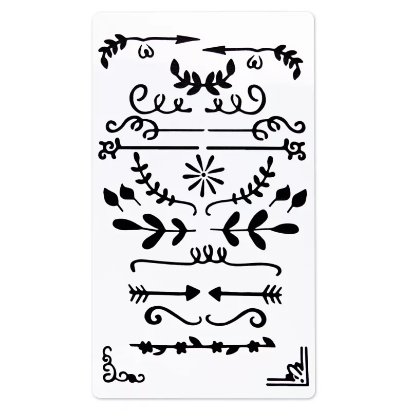 Hama 00007743 estêncil branco plástico estêncil artístico