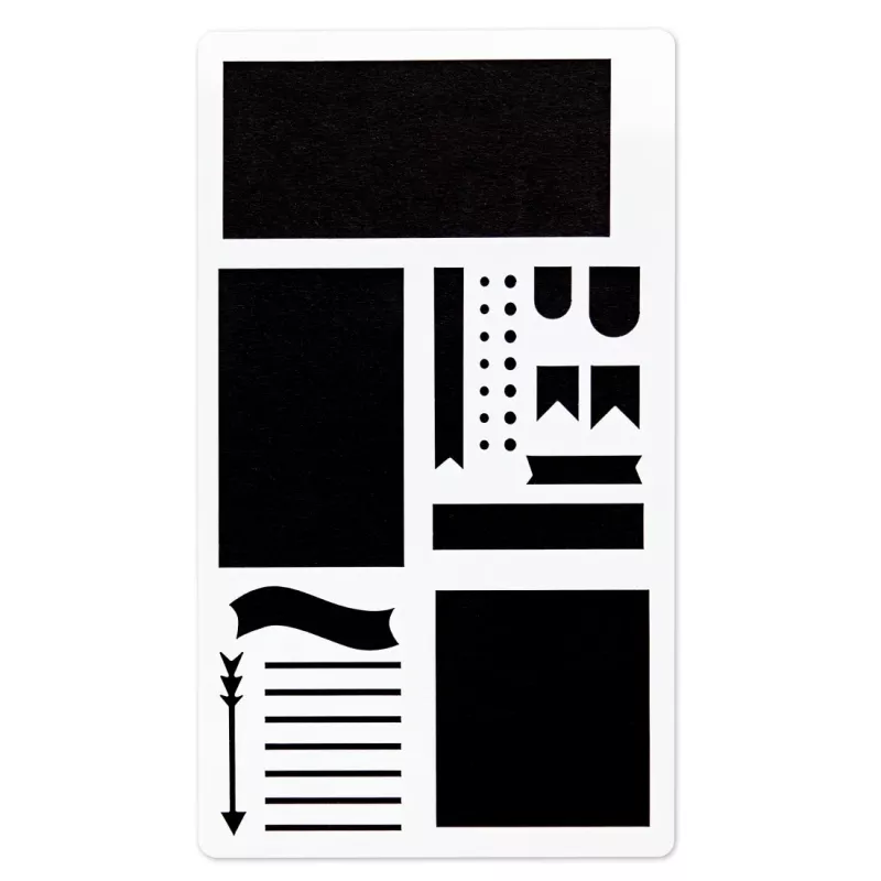 Hama 00007743 estêncil branco plástico estêncil artístico