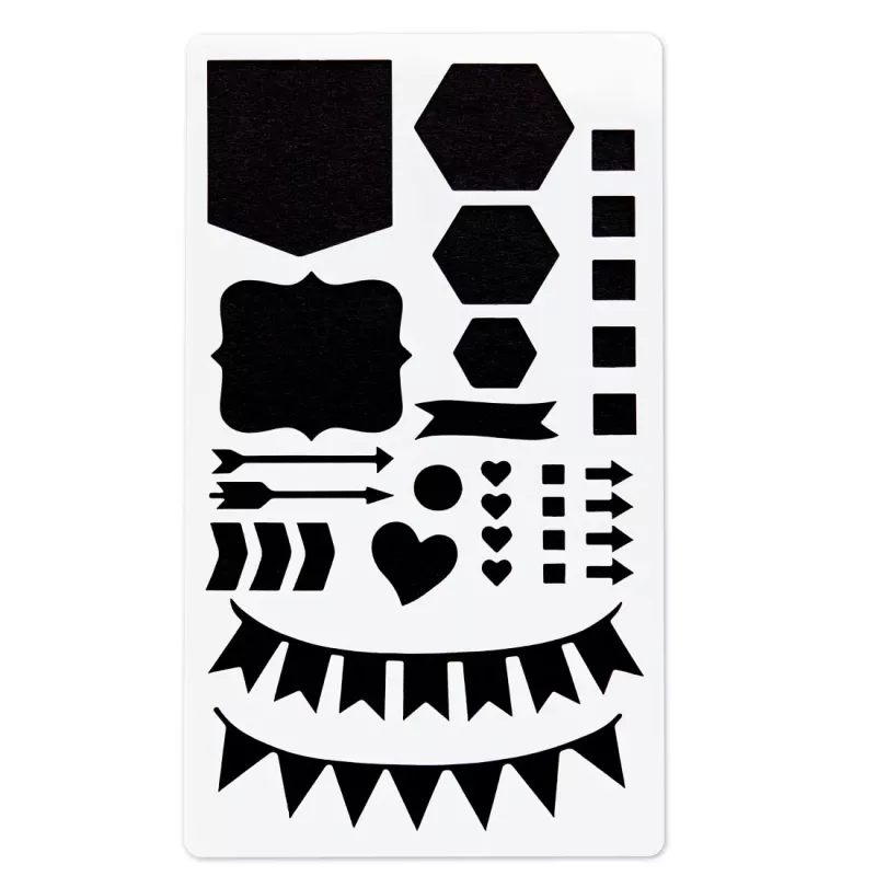 Hama 00007743 estêncil branco plástico estêncil artístico