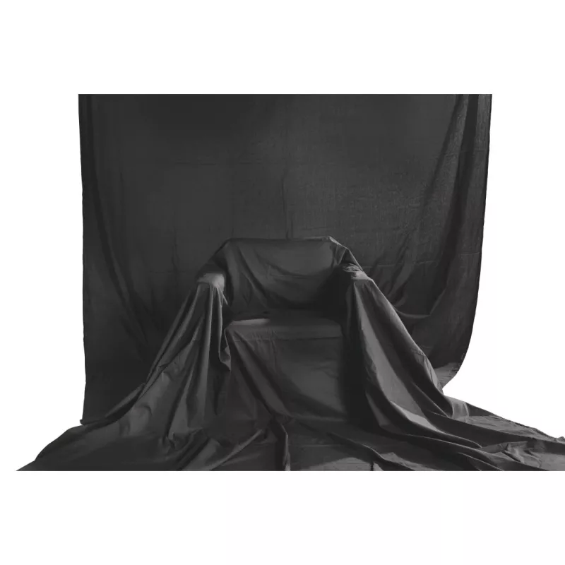 Tela de fundo Hama 00021157 preto algodão 2950 mm x 6000 mm
