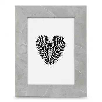 Moldura HAMA Lio individual MDF cinzento para fotografia 13×18 cm, certificada FSC