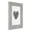 Moldura HAMA Lio individual MDF cinzento para fotografia 13×18 cm, certificada FSC