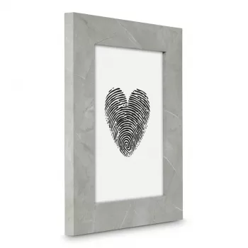 Moldura HAMA Lio individual MDF cinzento para fotografia 13×18 cm, certificada FSC