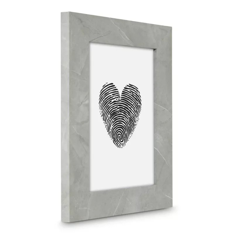 Moldura HAMA Lio individual MDF cinzento para fotografia 13×18 cm, certificada FSC