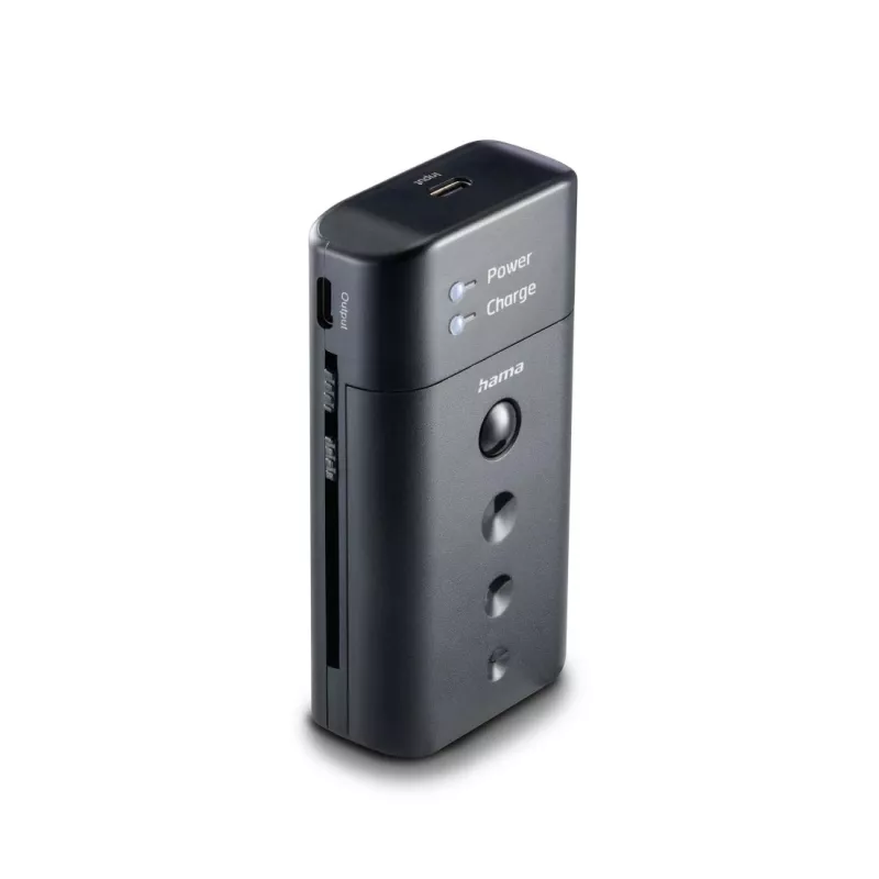 Carregador de baterias HAMA 00081390 para baterias de câmara digital — USB, compatível com Li‑Ion e NiMH, entrada 5 V
