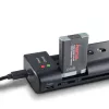 Carregador de baterias HAMA 00081390 para baterias de câmara digital — USB, compatível com Li‑Ion e NiMH, entrada 5 V