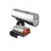 Conjunto de luz traseira + luz frontal Fisher-Price 85330 LED preto vermelho prateado