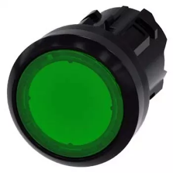 Siemens 3SU1001-0AA40-0AA0 atuador elétrico IP66, IP67, IP69, IP69K preto, verde