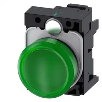 Siemens 3SU1106-6AA40-3AA0 luz de sinalização verde