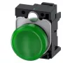 Siemens 3SU1106-6AA40-3AA0 luz de sinalização verde