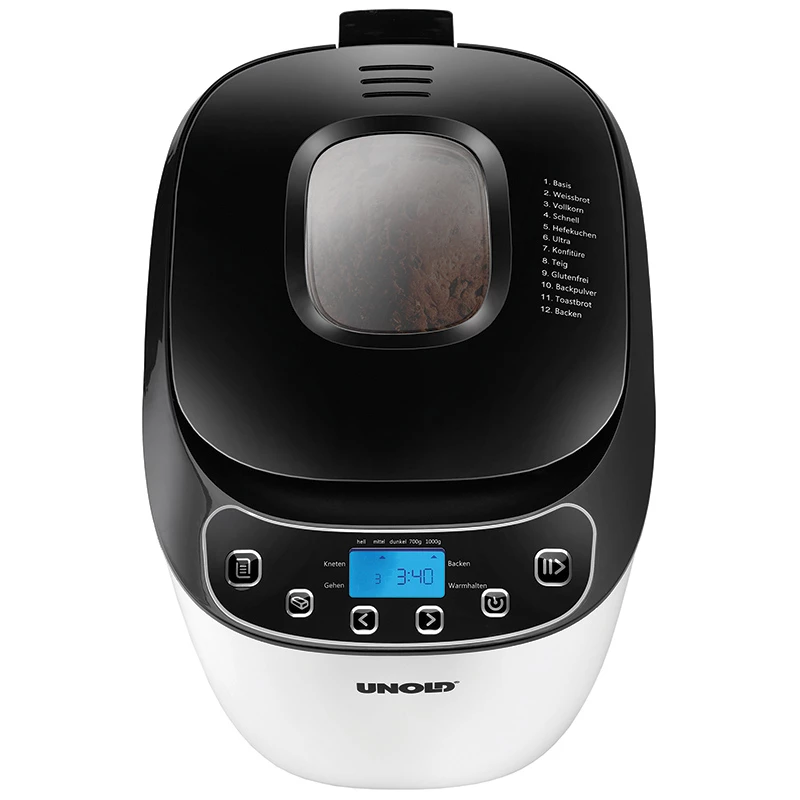 Unold 68010 máquina de fazer pão 550 W preto, branco