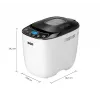 Unold 68010 máquina de fazer pão 550 W preto, branco