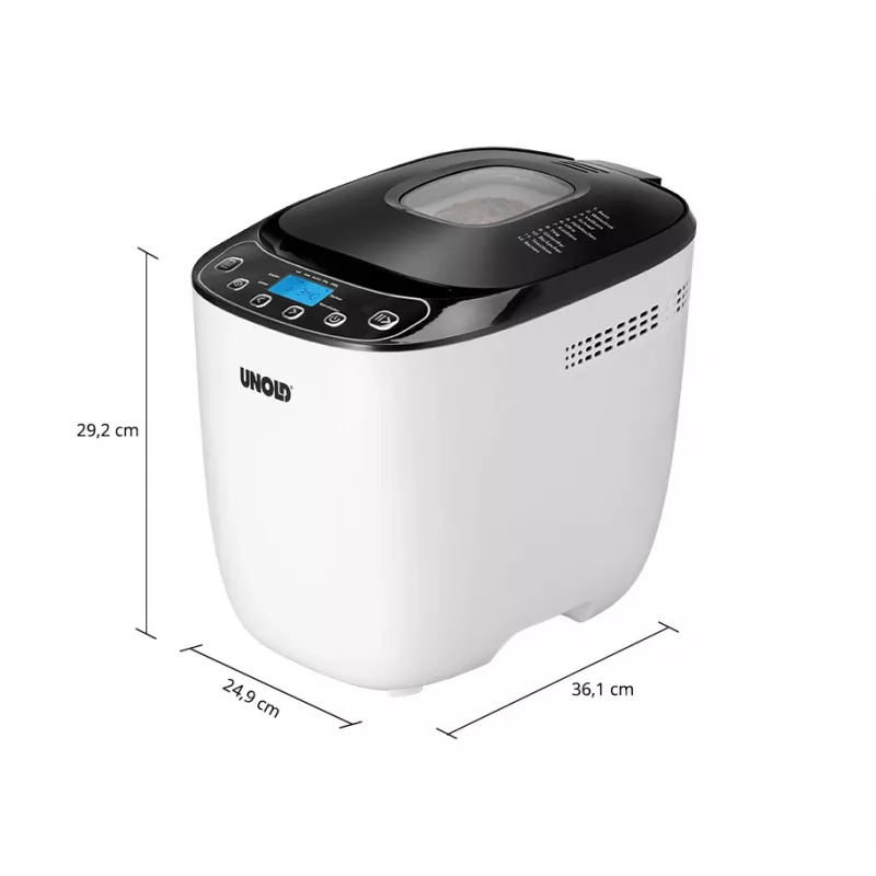 Unold 68010 máquina de fazer pão 550 W preto, branco
