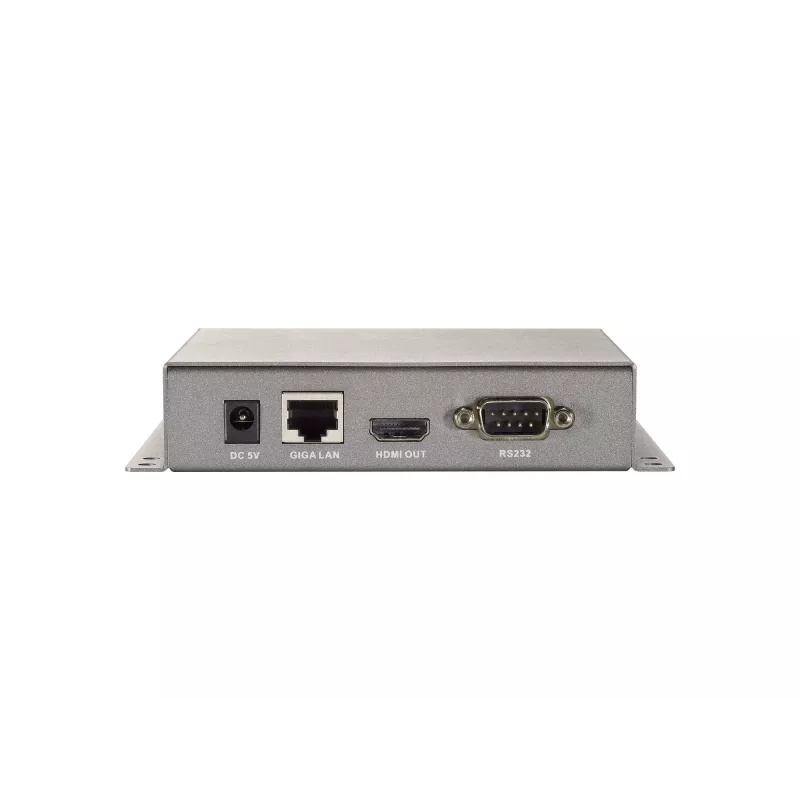 Receptor HDMI over IP PoE LevelOne, 1920 x 1080 píxeis, recetor AV, cinzento, HDCP
