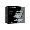 Suporte para portátil CONCEPTRONIC THANA10G — dobrável em alumínio, altura ajustável, cinzento, 240×220×50 mm
